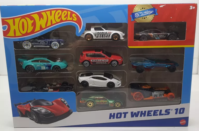 AUTKA RESORAKI HOT WHEELS - 10-PAK