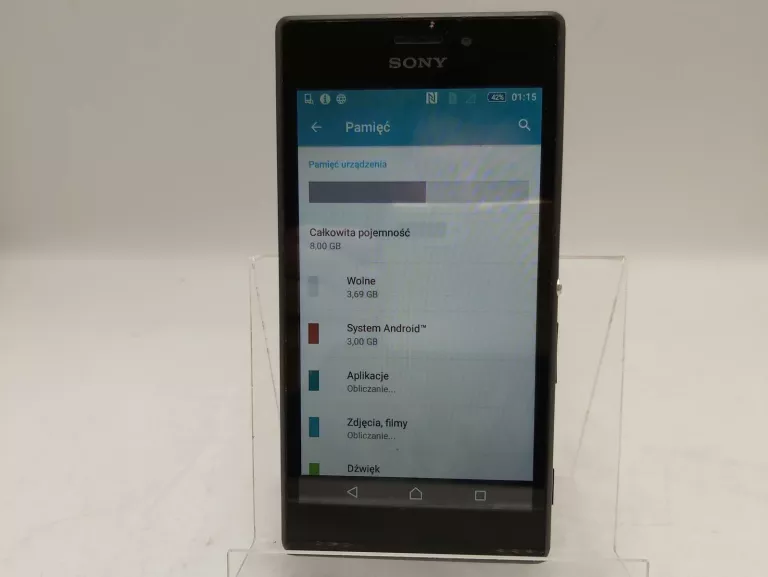 TELEFON SONY XPERIA M2 LTE 1/8GB, USZKODZONY, NIE CZYTA SIM!