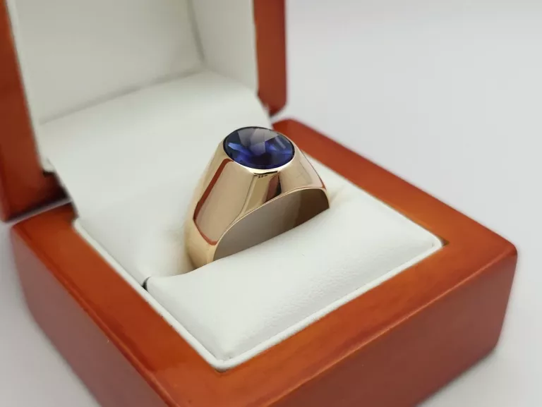 piekny-zloty-sygnet-z-niebieskim-kamieniem-585-14k-r28-979g-stefana-grota-roweckiego-7h-krakow