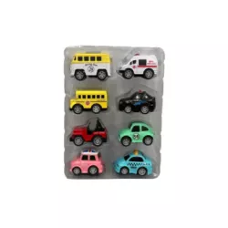 CHILLHOOD TOYS CAR ZESTAW SAMOCHODZIKÓW + MATA Z ULICAMI MIASTO