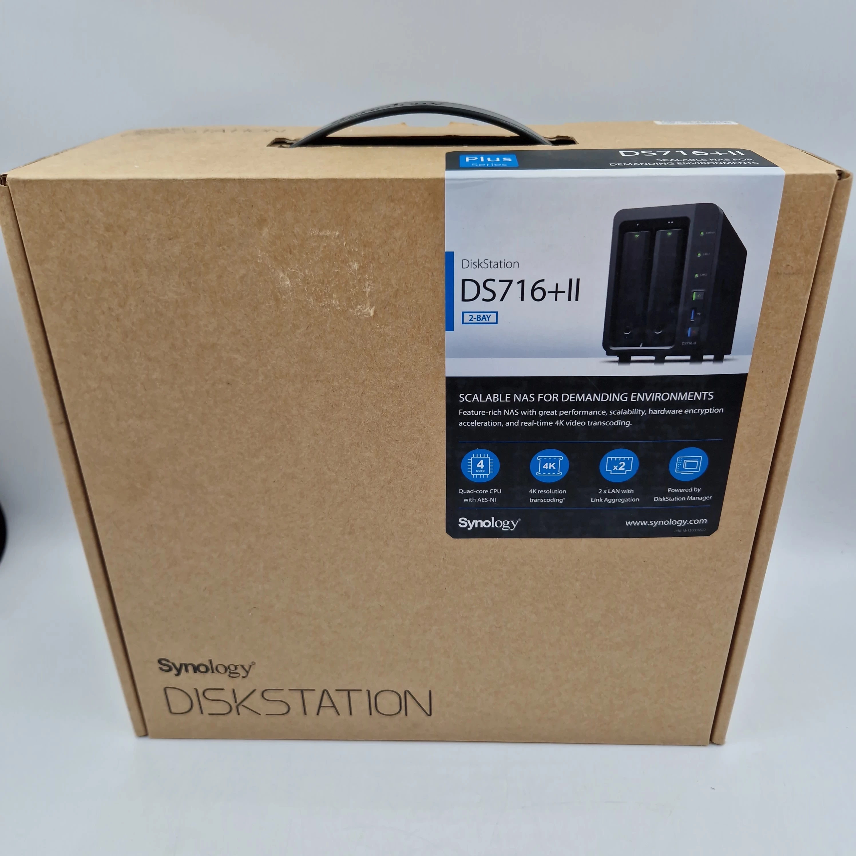 serwer-plikow-synology-ds716ii-8gb-ram-stan-uzywany