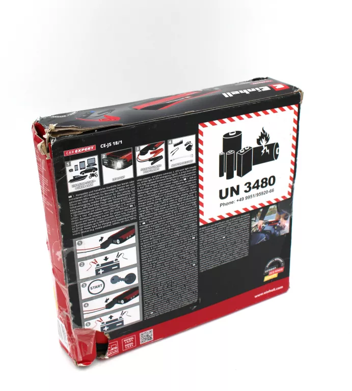 URZĄDZENIE ROZRUCHOWE EINHELL CE-JS 18/1 POWERBANK / STARTER AID