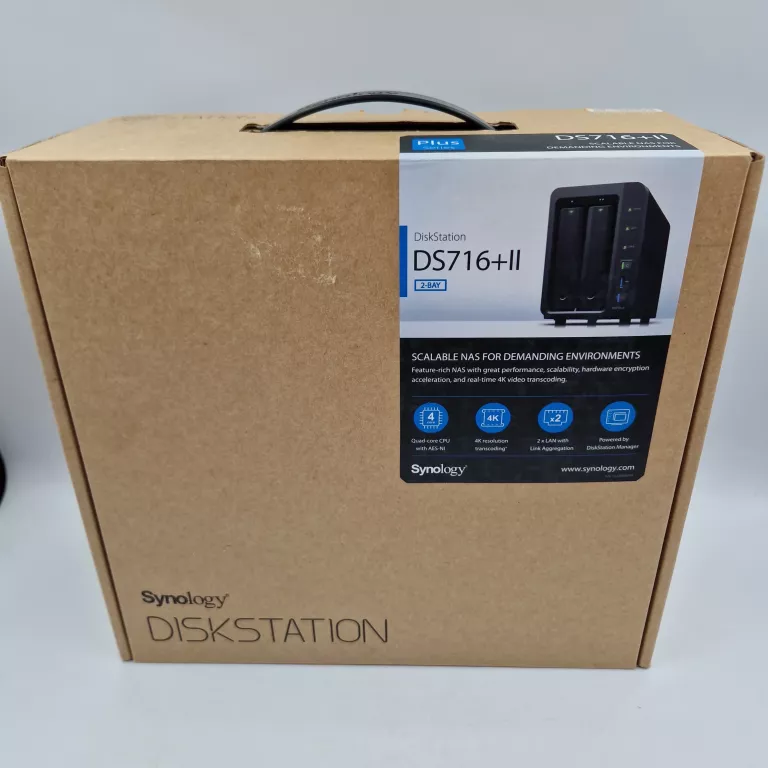 serwer-plikow-synology-ds716ii-8gb-ram-stan-uzywany