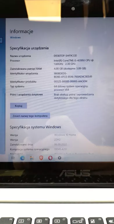 LAPTOP ASUS Q301L