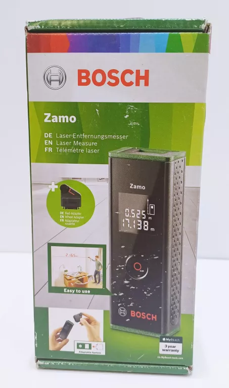 DALMIERZ LASEROWY ZAMO 3 BOSCH + ADAPTER ZAMO III