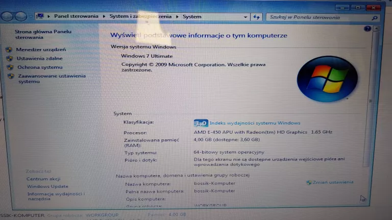 LAPTOP TOSHIBA SATELLITE L750D-1ED OPIS!!!