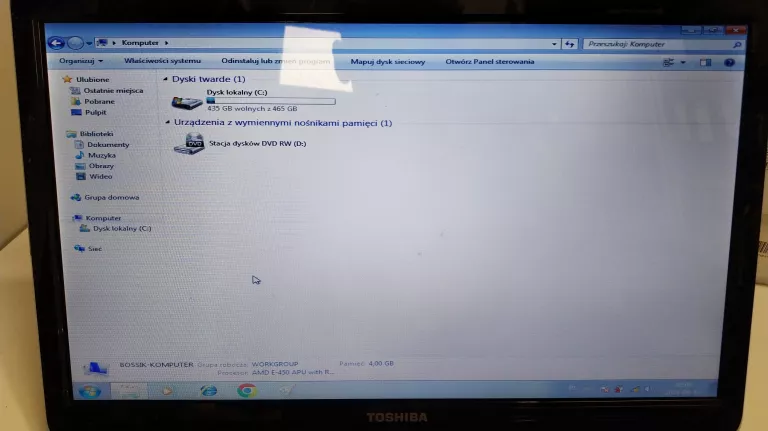 LAPTOP TOSHIBA SATELLITE L750D-1ED OPIS!!!