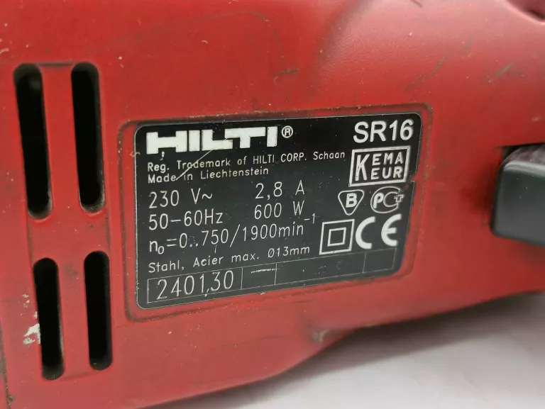 WIERTARKA HILTI SR16