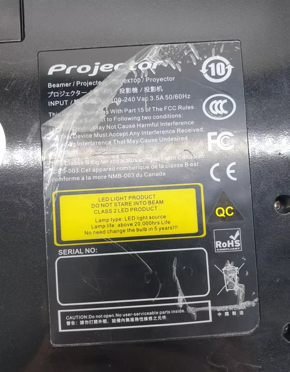 GOODEE PROJEKTOR 4K+OKABLOWANIE