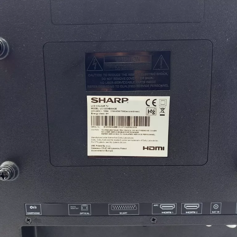 TELEWIZOR SHARP LC32CHE4042E 32''