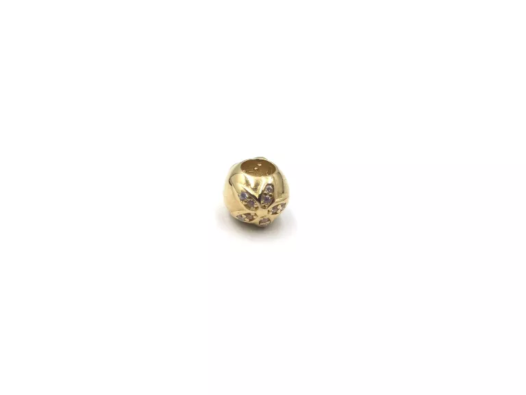 ZŁOTA ZAWIESZKA CHARMS CYRKONIE 585 / 1,68 G