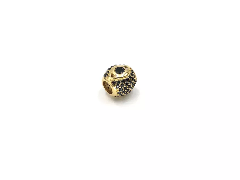 ZŁOTA ZAWIESZKA CHARMS CZARNE OCZKA 585 / 1,80 G