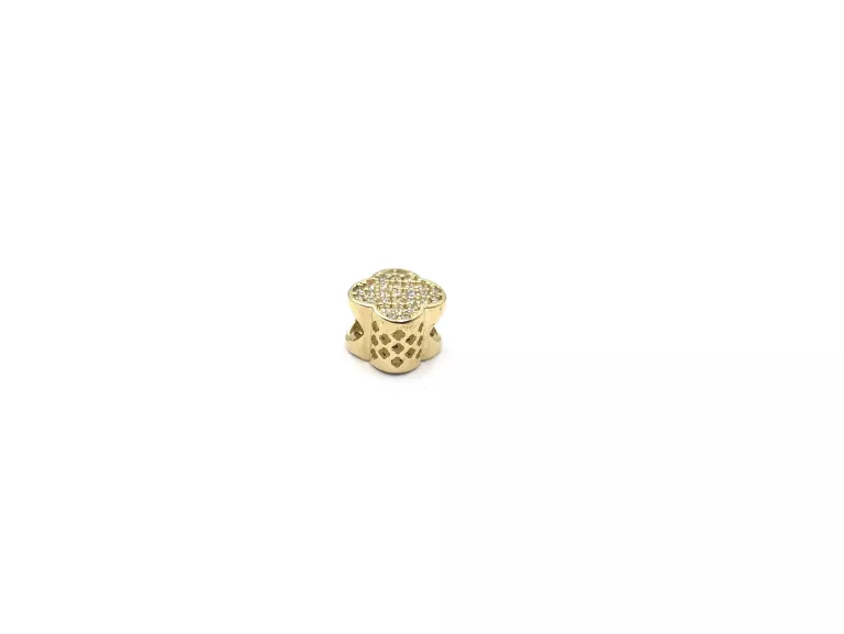 ZŁOTA ZAWIESZKA CHARMS CYRKONIE 585 / 1,61 G