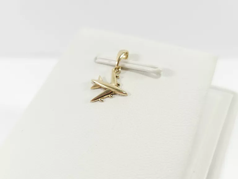 urocza-zlota-zawieszka-samolot-585-040g-marka-bez-marki