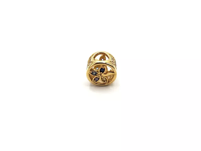 ZŁOTA ZAWIESZKA CHARMS KWIAT KOLORY 585 / 1,70 G