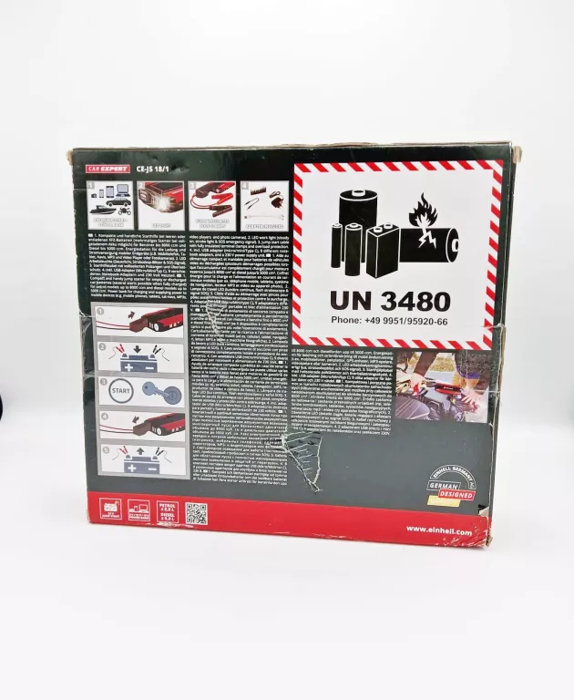 URZĄDZENIE ROZRUCHOWE EINHELL CE-JS 18/1 POWERBANK / STARTER AID