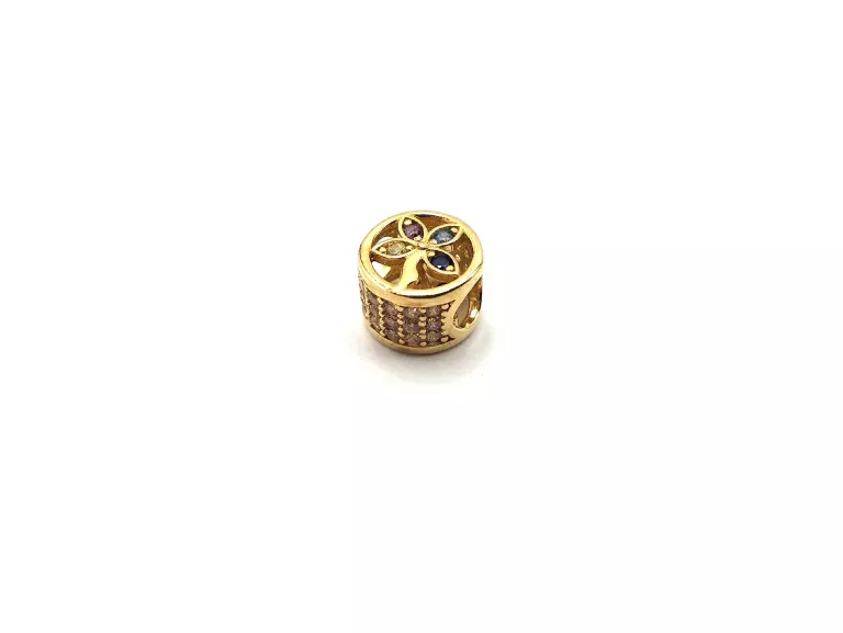 ZŁOTA ZAWIESZKA CHARMS KWIAT KOLORY 585 / 1,70 G