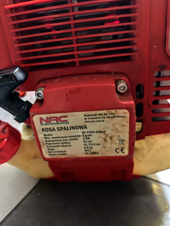 KOSA SPALINOWA NAC BP-C520-30KA-T
