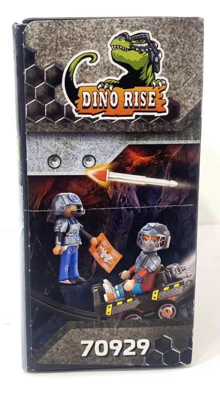 PLAYMOBIL - DINO MINE WÓZEK Z RAKIETĄ 70929