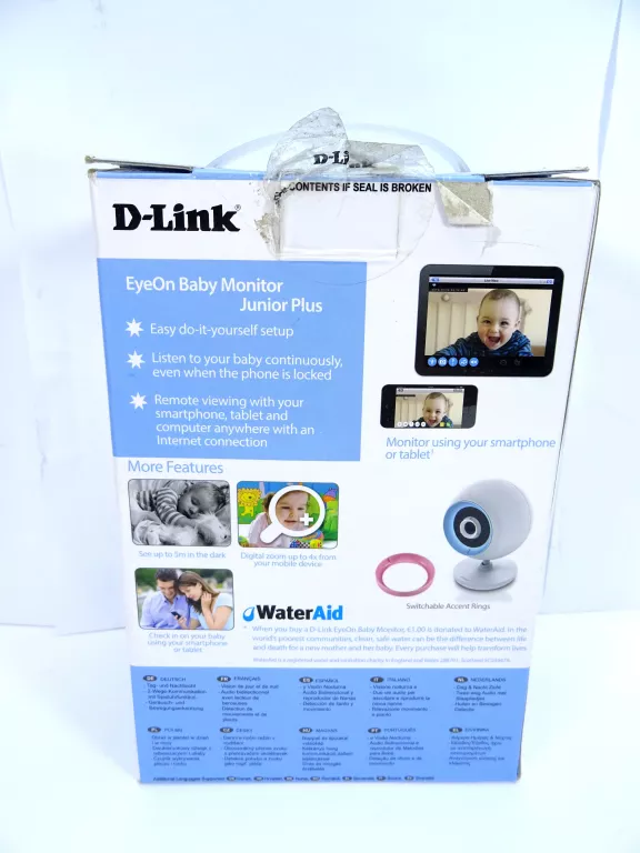 ELEKTRONICZNA NIANIA Z KAMERĄ D-LINK EYEON BABY DCS-820L