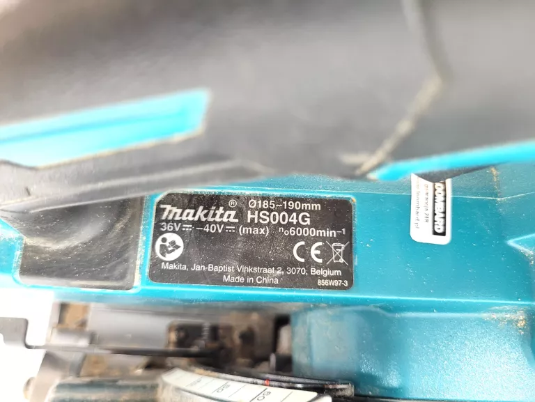 AKUMULATOROWA PIŁA TARCZOWA MAKITA HS004G 4AH BEZ ŁAD WALIZKA