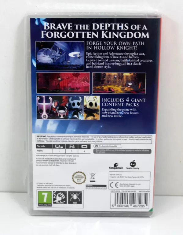 GRA HOLLOW KNIGHT NINTENDO SWITCH