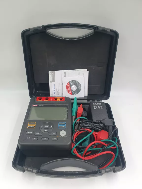 MIERNIK REZYSTANCJI IZOLACJI UT512 UT-512 UNI-T KOMPLET WALIZKA