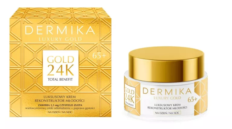 DERMIKA LUXURY GOLD 24K KREM 65+ DZIEŃ/NOC 50ML