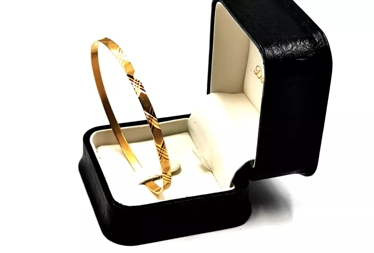 ZŁOTA  BRANSOLETKA PRÓBY 750  DŁ.20 CM