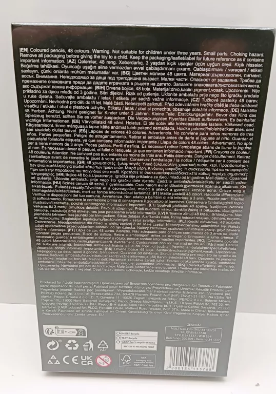 KREDKI OŁÓWKOWE PEPCO ARTIST 48SZT.