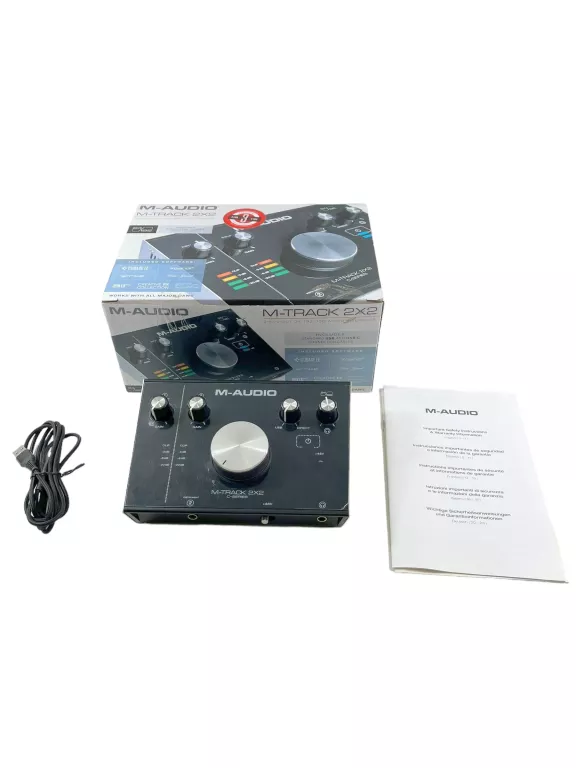 M-AUDIO M-TRACK 2X2 KOMPLET