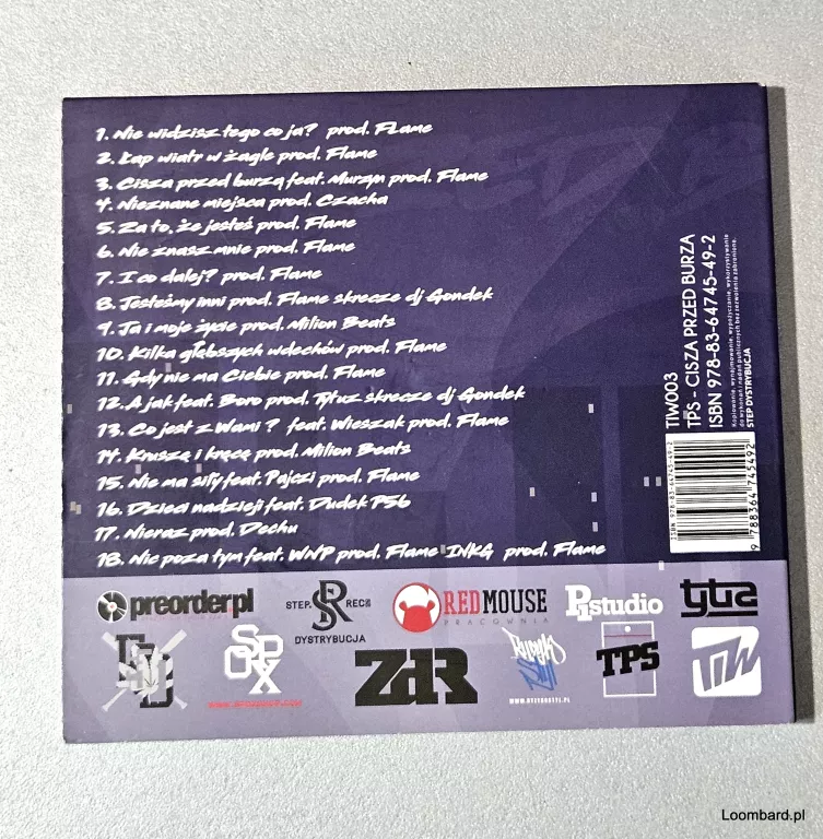 TPS/DACK CISZA PRZED BURZĄ (CD)