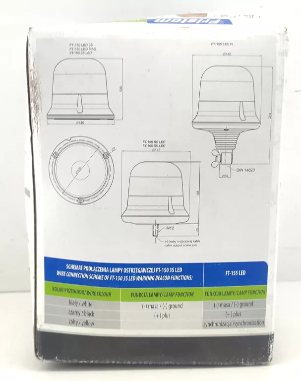 LAMPA OSTRZEGAWCZA FRISTOM FT-150 LED