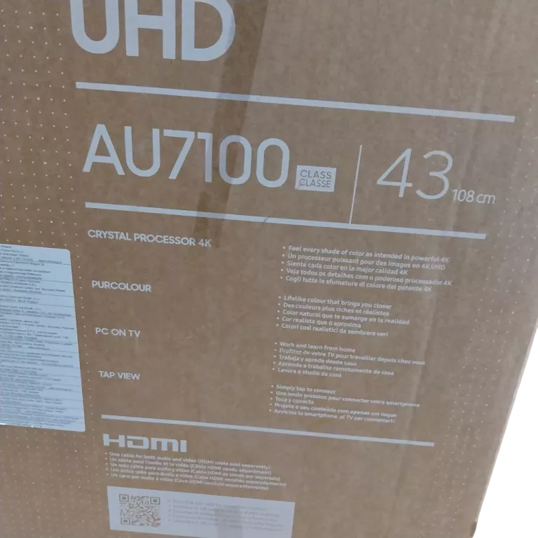 SMART TV SAMSUNG AU7100 43"