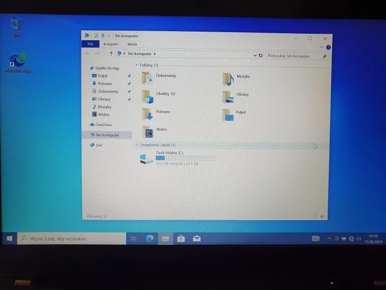 LAPTOP LENOVO THINKPAD T490S/I5-8265U/16GB/240GB