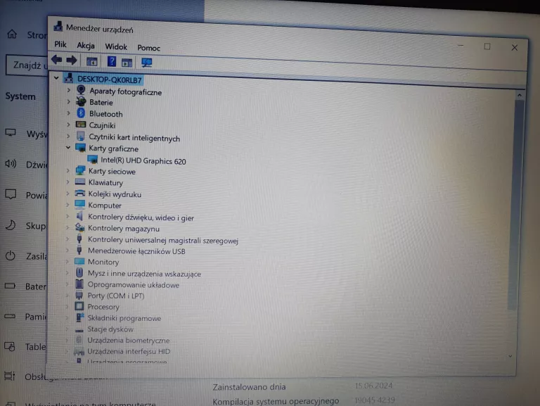 LAPTOP LENOVO THINKPAD T490S/I5-8265U/16GB/240GB