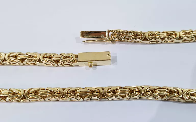 ZŁOTY ŁAŃCUSZEK SPLOT KRÓLEWSKI 585 104,22G 14K 64CM