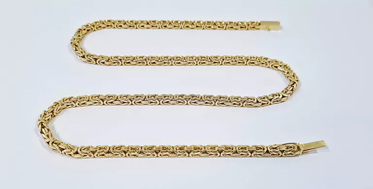 ZŁOTY ŁAŃCUSZEK SPLOT KRÓLEWSKI 585 104,22G 14K 64CM