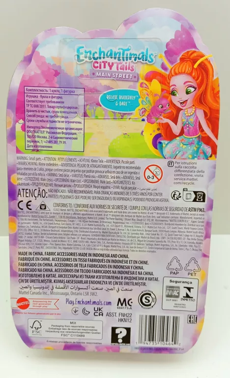 ENCHANTIMALS LALKA BELISSE BUTTERFLY MOTYLEK HKN12
