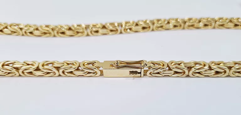 ZŁOTY ŁAŃCUSZEK SPLOT KRÓLEWSKI 585 104,22G 14K 64CM