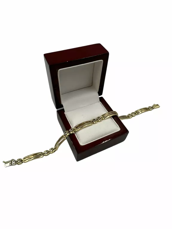ZŁOTA BRANSOLETKA P.585 W:10,86G DŁ:22CM