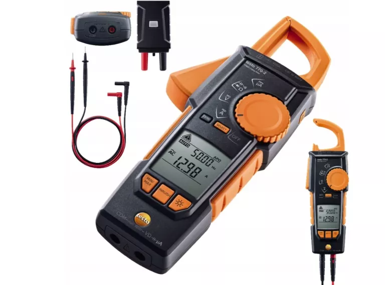MIERNIK AMPEROMIERZ CĘGOWY TESTO 770-2 + ADAPTER