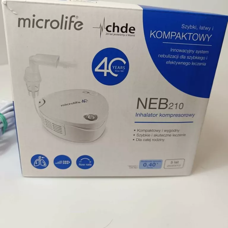 MICROLIFE NEBULIZATOR NEB210 INHALATOR KOMPRESOWY ZESTAW