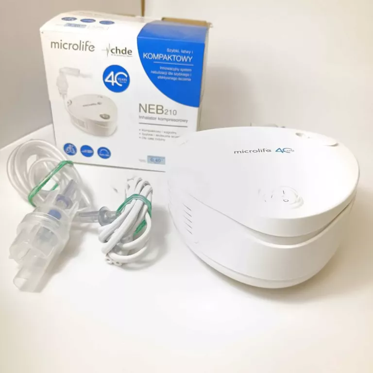 MICROLIFE NEBULIZATOR NEB210 INHALATOR KOMPRESOWY ZESTAW