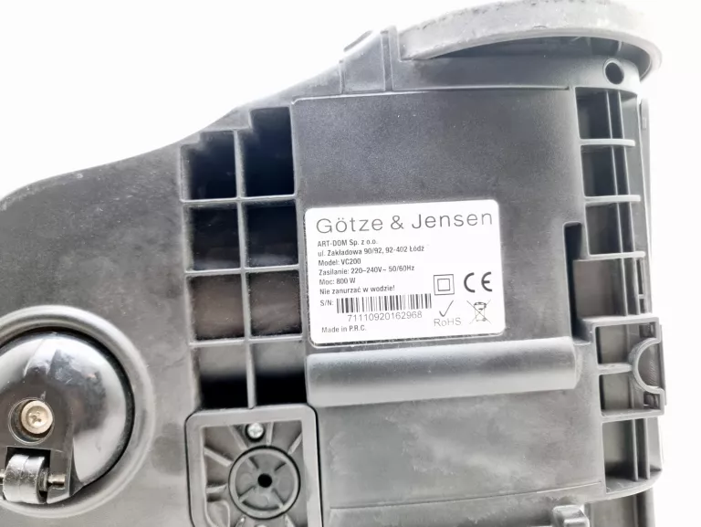 ODKURZACZ GOTZE JENSEN VC200 + RURA + DUŻA SSAWKA