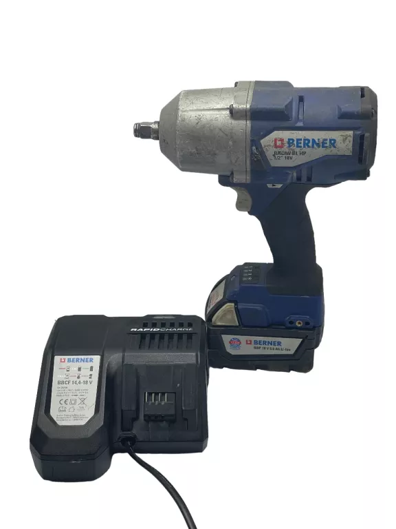 KLUCZ BERNER BACIW BL HP 1/2 18V ŁADOWARKA SPRAWNY