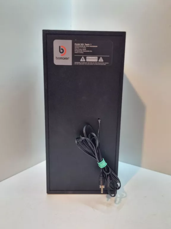 SOUNDBAR + SUBWOOFER - BOMAKER TAPIO BT 100W + OKABLOWANIE