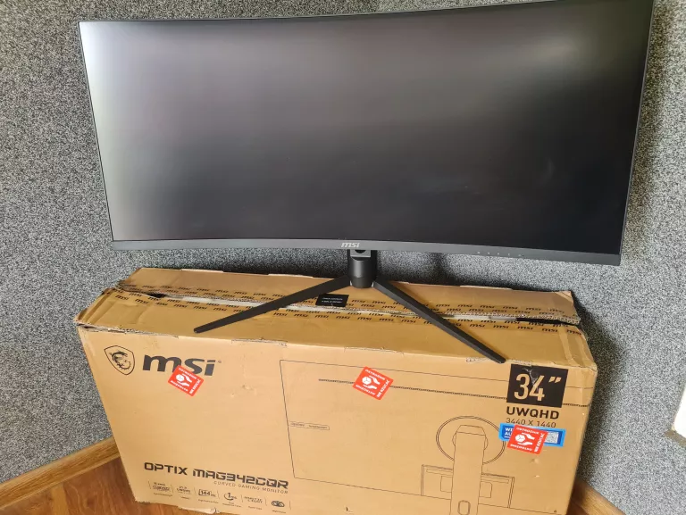 MONITOR GAMINGOWY DLA GRACZY MSI OPTIX MAG342CQR 34 CALE MATOWY