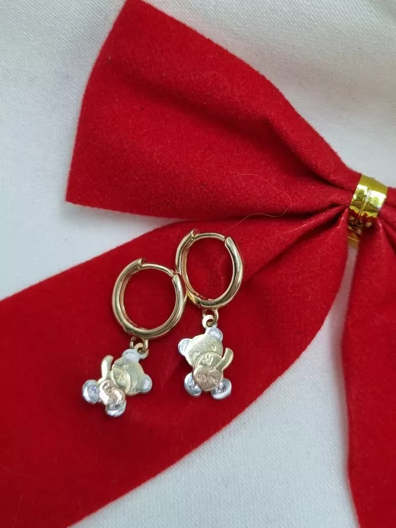 zlote-585-kolczyki-koleczka-wiszace-misie-169w-kolor-dominujacy-zloty