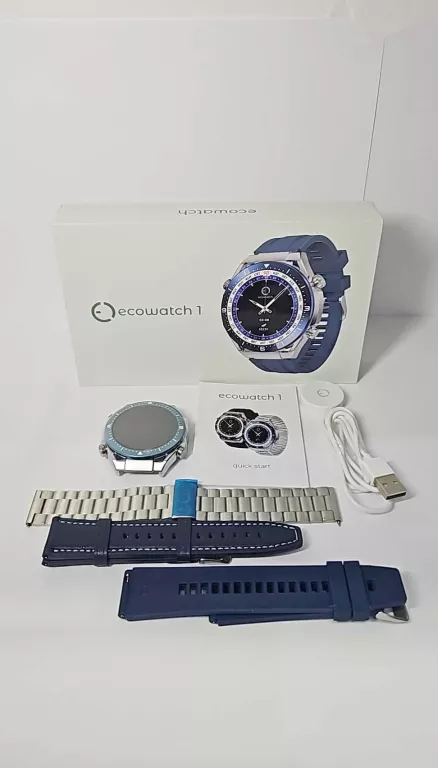 ECOWATCH 1 SMARTWATCH SILVER MAXCOM PUDEŁKO